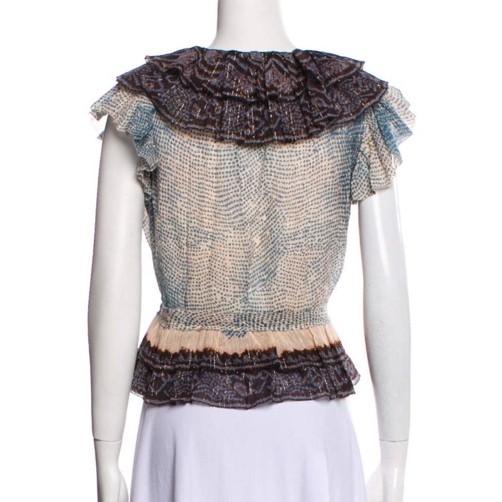 Ulla Johnson Multicolor Ruffled Blouse - image 3